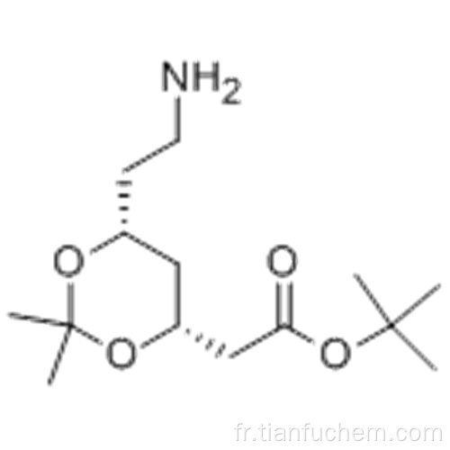(4R, 6R) -tert-butyl-6- (2-aminoéthyl) -2,2-diméthyl-1,3-dioxanne-4-acétate CAS 125995-13-3